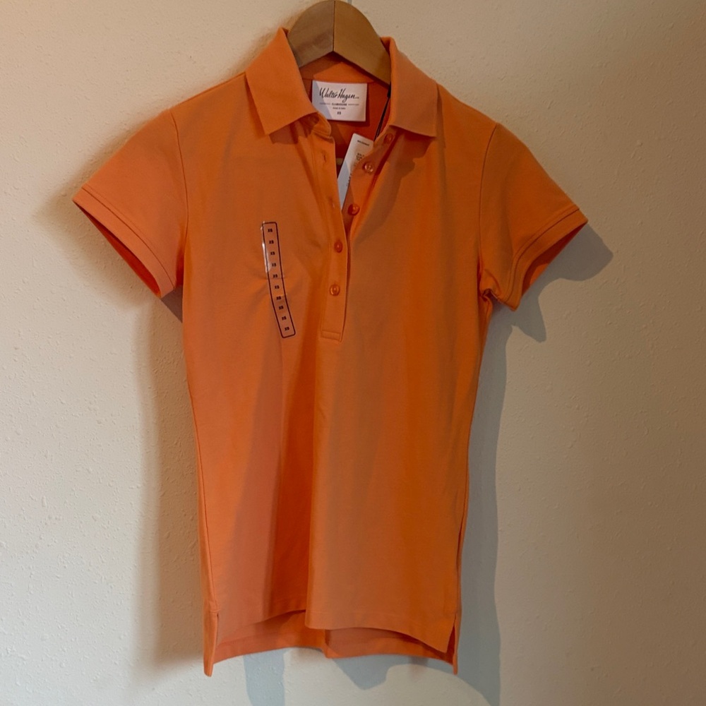 Light Orange Walter Hagen Women’s Polo Shirt Size XS NWT